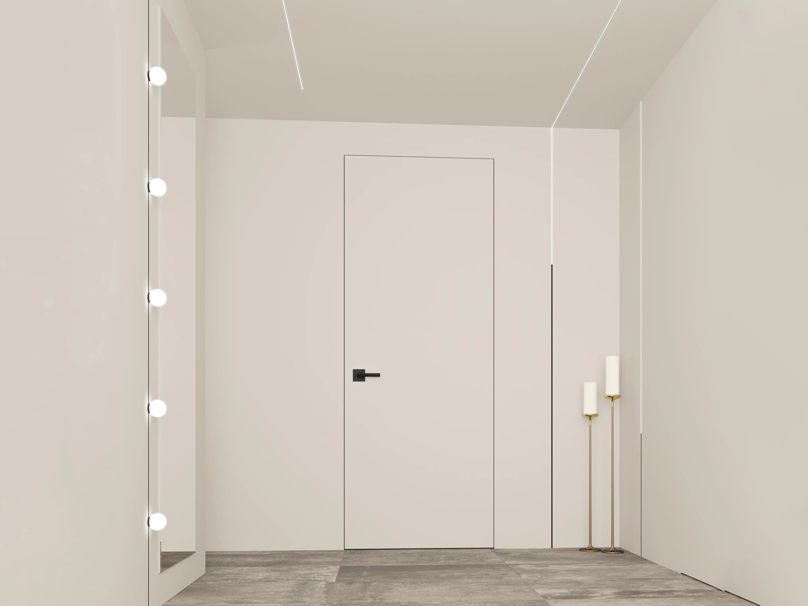 Rail LED Just Black – Éclairage discret du salon avec des inserts flexibles