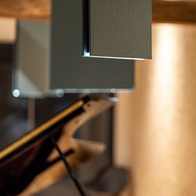 Private Residence Studio Musik Acoustic Leuchte Detail