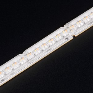 Fase 4 do desenvolvimento da lente Batwing - ótica inovadora para iluminação indireta por LED sem perturbar as sombras. (Foto da lente)