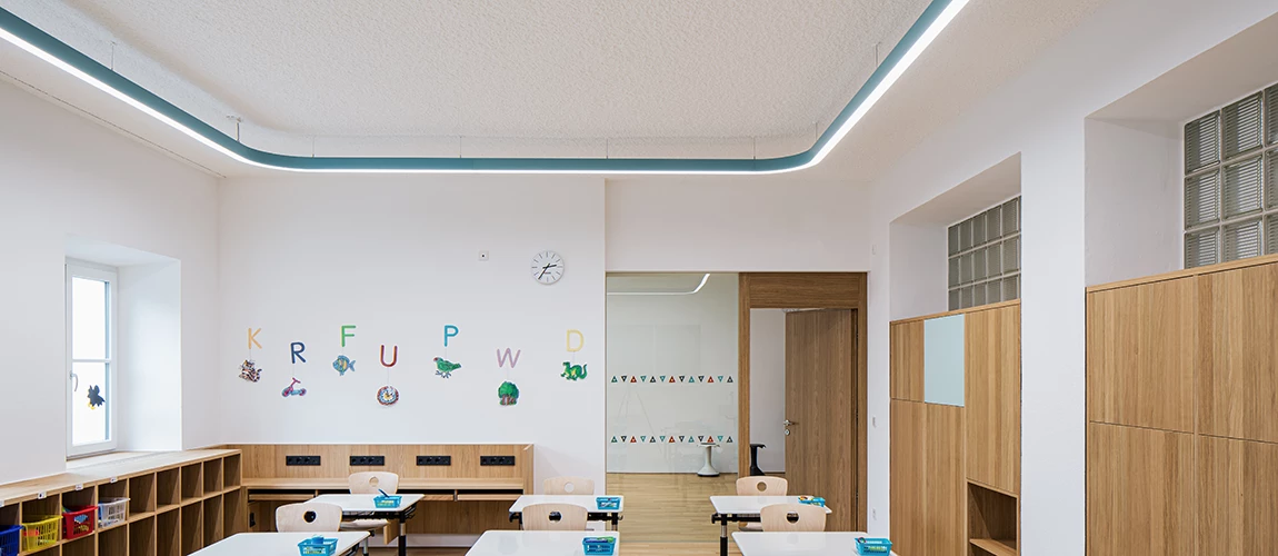 Volksschule Schönwies Tabernig Zierl Architekten © Christian Flatscher 31 Ret