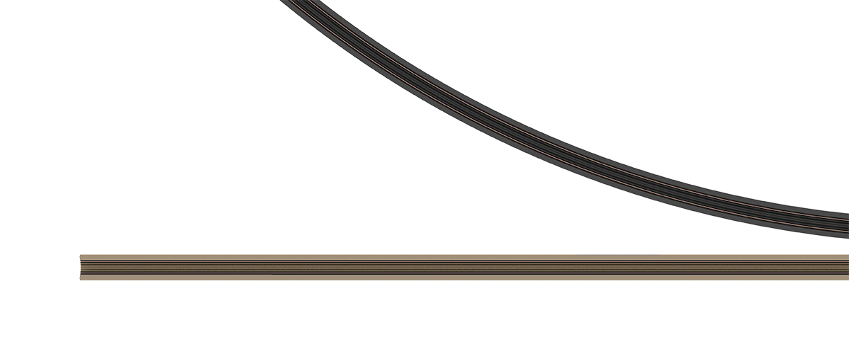 Straight + Curved Minimal Track Bea