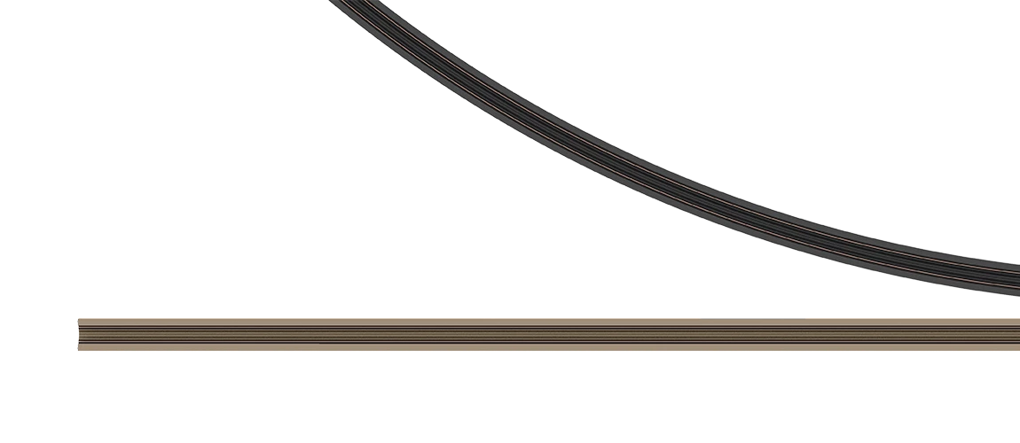 Straight + Curved Minimal Track Bea