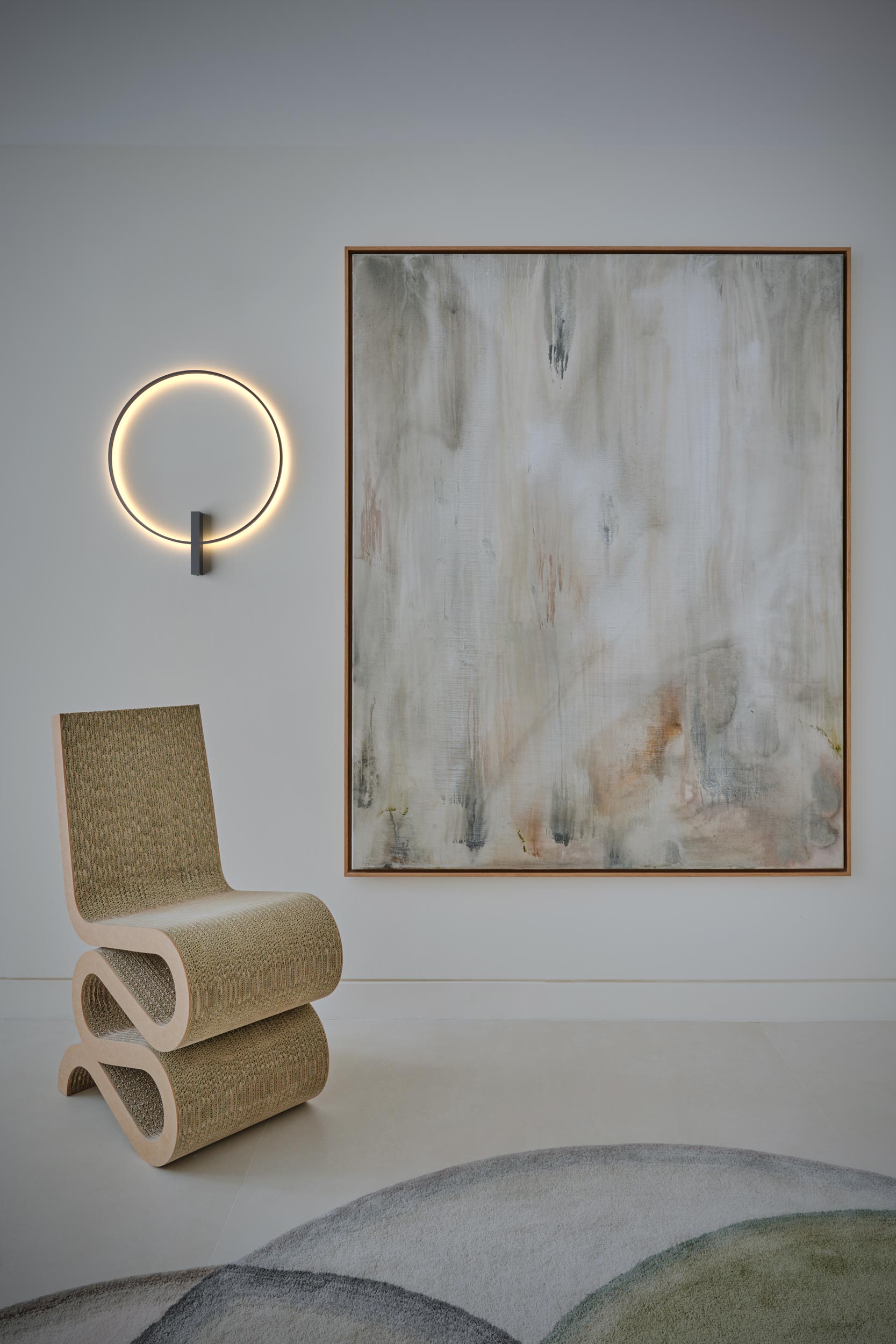 Just Black Halo – Applique murale circulaire sur rail LED