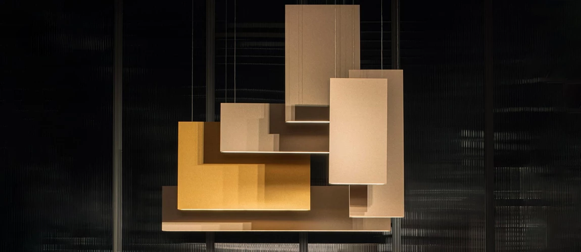 Prolicht PL Q1 2024 Prolicht Lullaby Leuchtenhersteller Designkooperation Marc Sadler Akustikleuchte