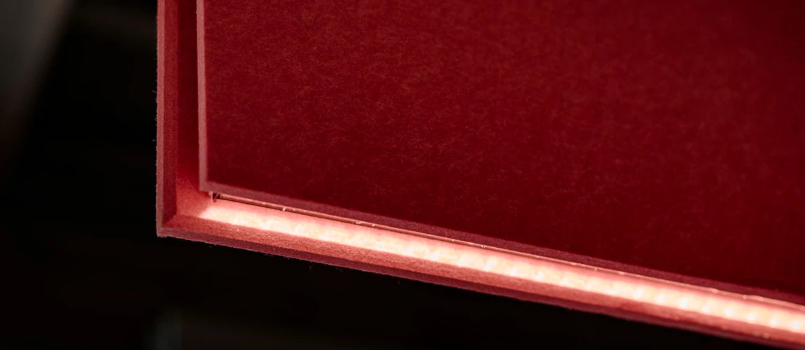 Colors Rote Akusikleuchte Paneele Leistungsstarke Deckenleuchte