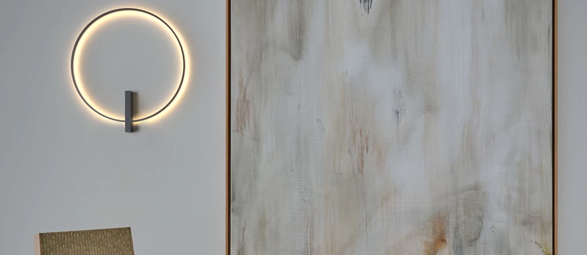 Just Black Halo Minimalistischer Kreis Wand Led Schienensystem Update (1)