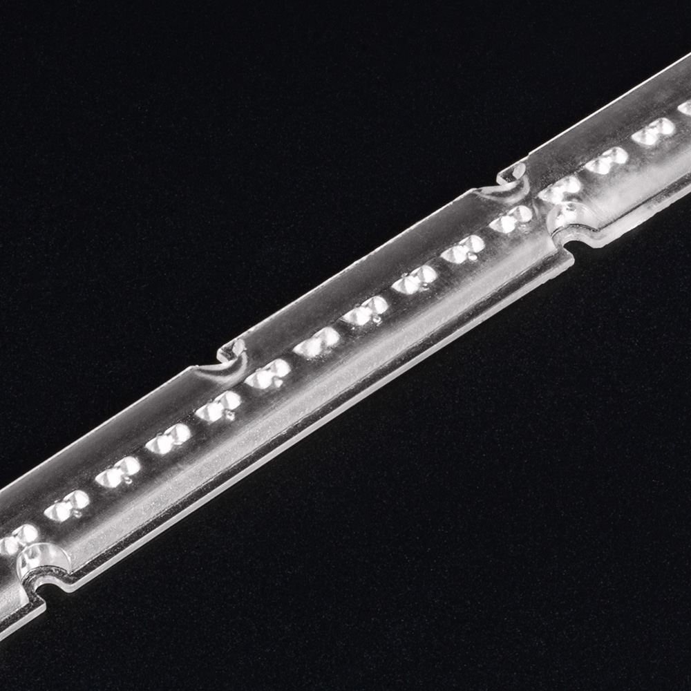 Fase de desenvolvimento 2 da lente Batwing - melhor controlo da luz para uma iluminação indireta homogénea em tectos com pouca altura. (Foto da lente)