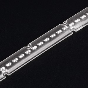 Fase de desenvolvimento 2 da lente Batwing - melhor controlo da luz para uma iluminação indireta homogénea em tectos com pouca altura. (Foto da lente)