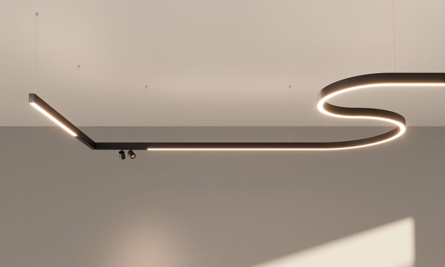 Forties Pendel Schienensystem Mit Flexibler Konfiguration Und Einsaetzen