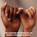 DECLERATION OF PRINCIPLES FOR THE RESPECT OF HUMAN RIGHTS (1)