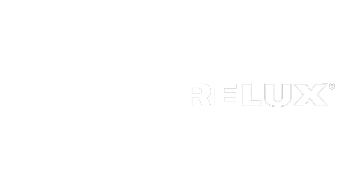 Relux Logo White Abstand Links