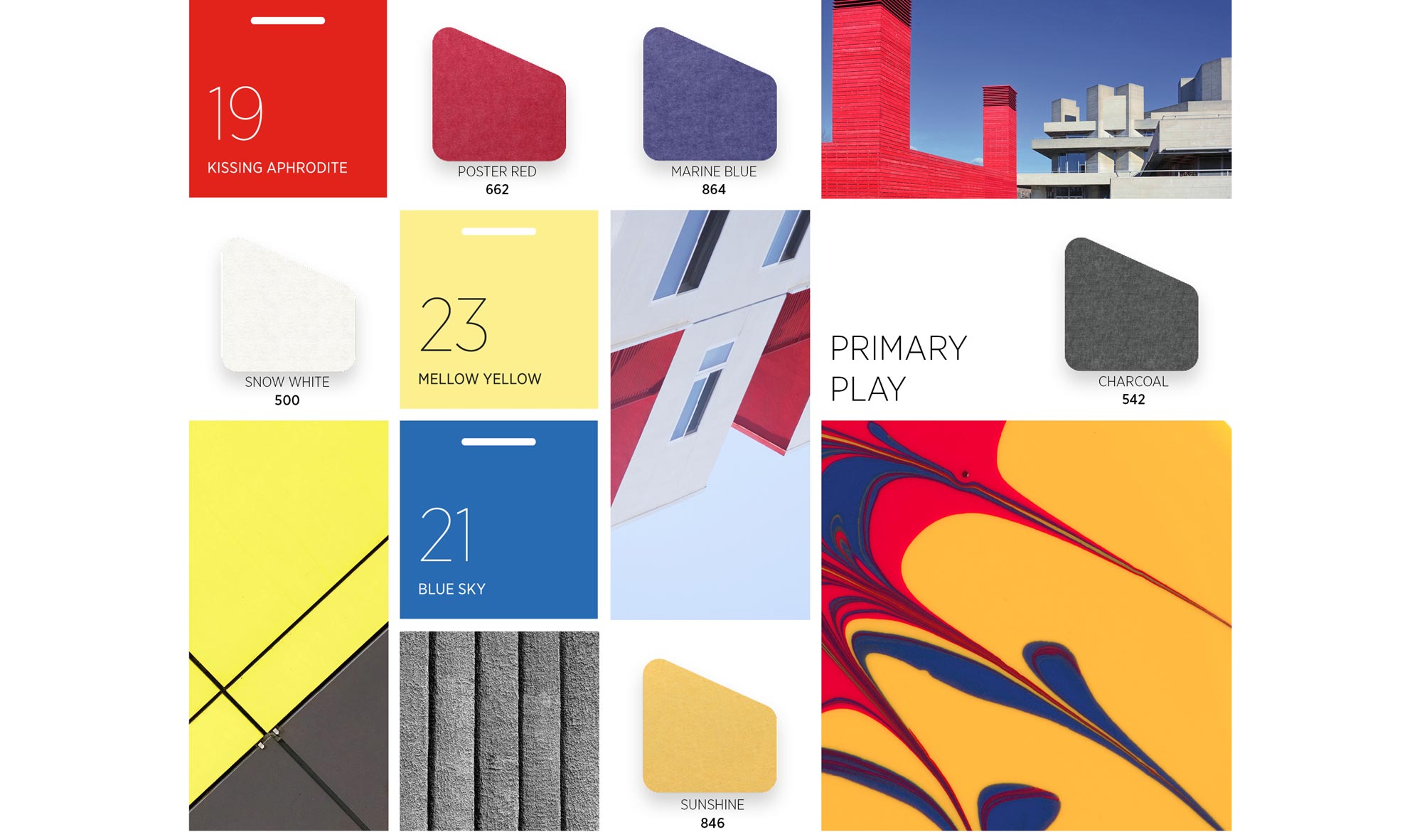 Akustik Leuchten Moodboard Farben Primary Play 2000X1170