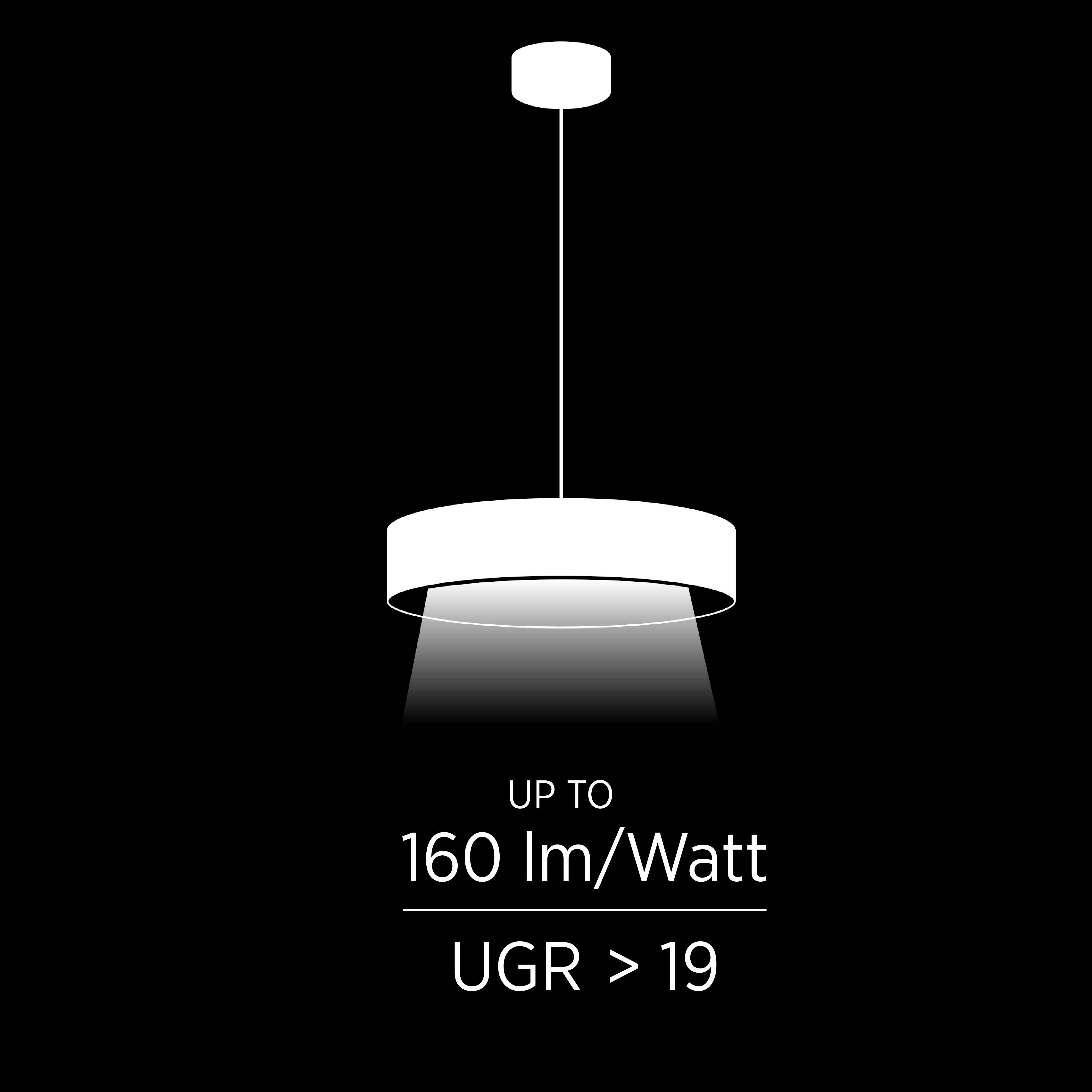 Sign Evo High Efficiency 160Lm W Ugr Kleiner 90