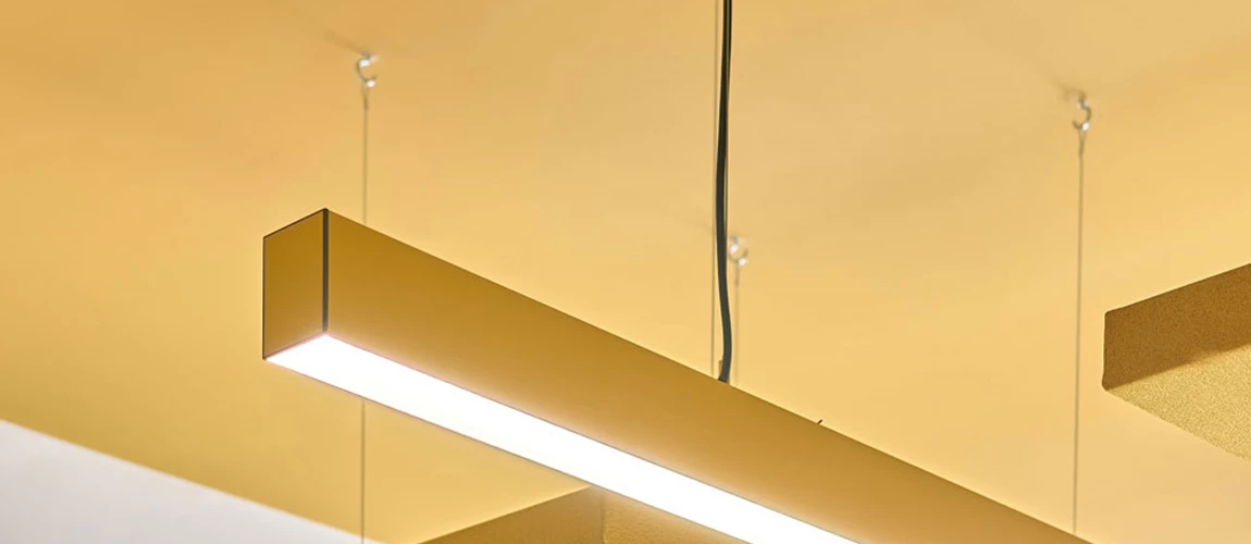 Colors Gelbe Decken Pendelleuchte Profilsystem