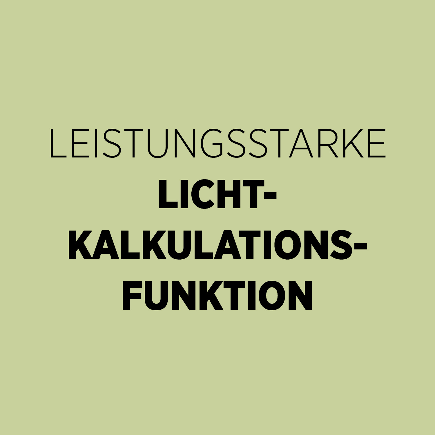 Individuelle Podukte Beleuchtung Konfigurator Leistungsstarke Lichtkalkulationsfunktion