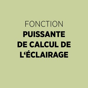 Produits Individuels Configurateur D'éclairage Fonction Puissante De Calcul De L'éclairage